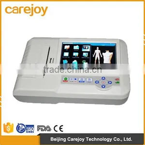 Factory Price!!CE Approved 7 Inch 6-Channel Color ECG Machine(EKG-923) thumbnail-1
