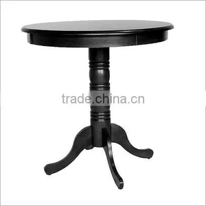 Round Wooden Round Bar Table - Bar Furniture thumbnail-1