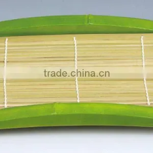 Plastic Rectangular Bamboo Dinnerware thumbnail-1