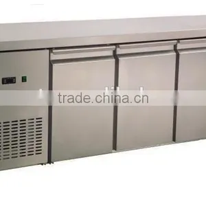 Stainless Steel Commercial Pizza Counter Prep Work Table Refrigerator thumbnail-1