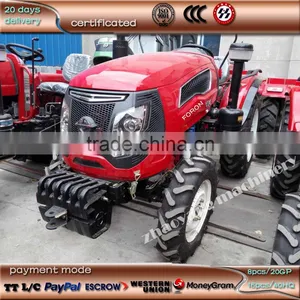 Tractor FN604C, 60hp,4000X1500X1900mm, Wheel Tread 1220mm, 8.30-20/12.4-28 Tyre, 2 Hydraulic Valves, Power Steering thumbnail-1