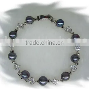 Freshwater Pearl Bracelet as Perl Jewelry thumbnail-1