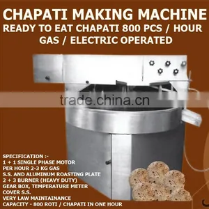 Semi Automatic Chapati / Roti Machine thumbnail-1