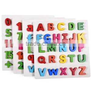 Hot Sales Kids Learnign Toy Wooden Alphabet and Digital Puzzle for Preschool thumbnail-5
