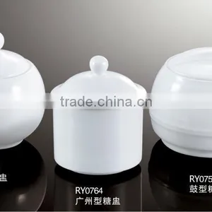 Ceramic Procelain Sugar Pot,Can,Bottle For Restaurant,Buffet,Coffee Shop And Hotel thumbnail-1