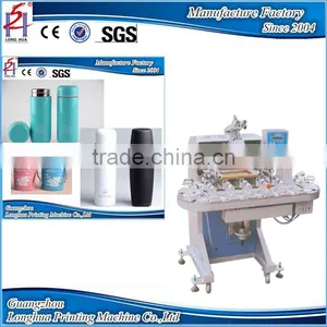 China Manufacturer Glass Multi-functional Flat & Round Stainless Steel Cups Screen Printing Machine For Plastic Cup thumbnail-1