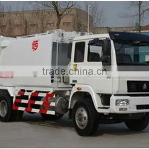 HOWO Waste Manage Compressed Type Garbage Truck thumbnail-1