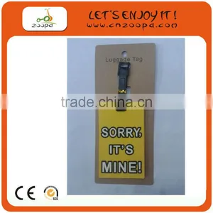 Leather Luggage Tags With Character thumbnail-1