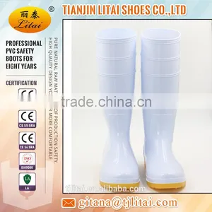 White Rain Boots for Food Industrial,Wholesale China Factory Cheap Pvc Rain Boots thumbnail-2