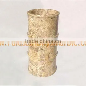 UNIQUE FOSSIL MARBLE FLOWER VASES thumbnail-3