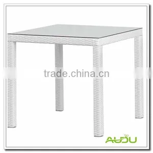 Rattan Table,Square Different Rattan Color Dining Table thumbnail-3