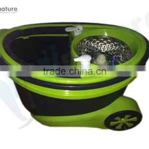 Magic 360 Spin Mop With Wheels Microfiber Mop Designed by Power Saving System thumbnail-2