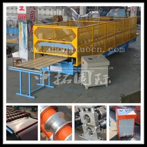 Steel Roofing Sheet Roll Forming Mahcine Metal Roofing Sheet Making Machine thumbnail-1