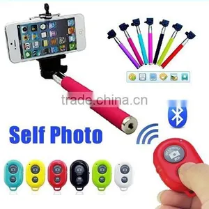 Bluetooth Extendable Selfie Monopod, Wireless Monopod for Iphone and Android Smart Phones thumbnail-1
