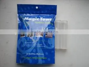 2015 Super Magic Coin Compressed Tablet Facial Tissue Paper With Bag and Tube Packing thumbnail-1