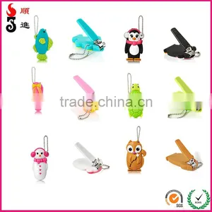 Protable Cute Bbw 3d Animal Shape Silicone Nail Clipper Made in China thumbnail-1