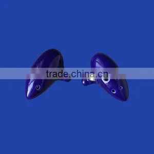 Handmade Blue 6 Hole Ceramic Ocarina Instrument thumbnail-1