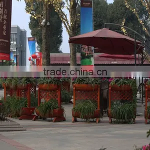 Arlau Outdoor Street Wooden Flower Pot thumbnail-6