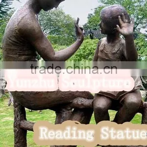 European Style Bronze Casting Angel Statue for Garden Decoration thumbnail-2