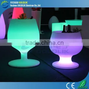 LED Bar Furniture Plastic Wine Barrel With RGB Light Colorful Changing thumbnail-6