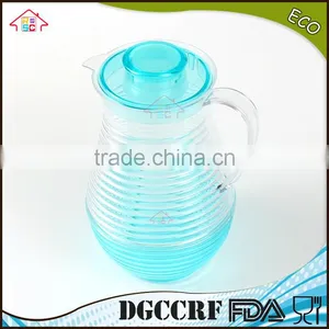 NBRSC Set of 5 Pcs Plastic ps Cold Water Jug Spiral Drinking Water Kettle Tea Pot Water Jug With Cups thumbnail-6