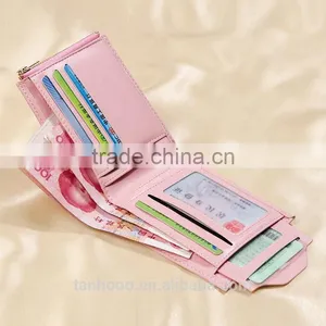 Commercial Custom Business Personalized Unisex Wholesale Genuine Leather RFID Blocking Card Holder Wallet thumbnail-5