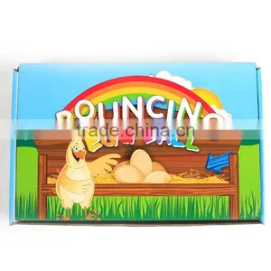 Spot Wholesale Pet Egg Shaped Elastic Rubber Ball Funny Expression Chew Toy Ball 4*5.6cm thumbnail-4