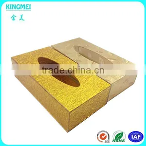 Unique Design Gold Napkin Paper Box Tissue Box Acrylic Organizer for Tissue Paper thumbnail-2