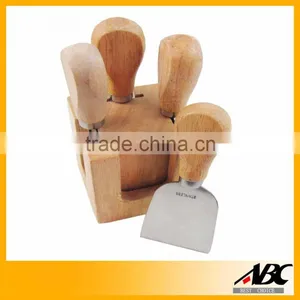Good Quality Wooden Handle 3pcs Cheese Sets thumbnail-3