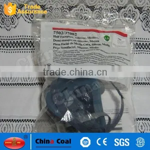 Silicone Rubber Half Facepiece Fire Escape Smoking Gas Mask thumbnail-4