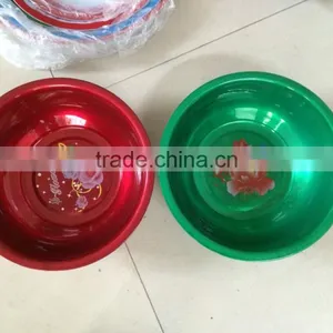 30.36.40cm Durable Unbreakable Spraying Red Color Wash Basin thumbnail-3