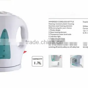 PLASTIC IMMERSED CORDLESS KETTLE WITH GOOD QUALITY thumbnail-3