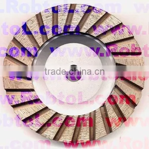Turbo Rim Diamond Grinding Cup Wheel for Concrete With Aluminium Body (COBF) thumbnail-1