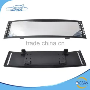 270mm Wide Car Rearview Mirror , Decorative Crystals Car Convex Mirror thumbnail-2