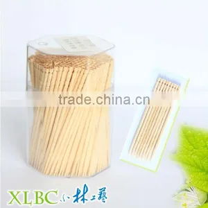 Nature 6.5cm*1.6mm Rhombus Jar One Point Wooden Toothpick thumbnail-1