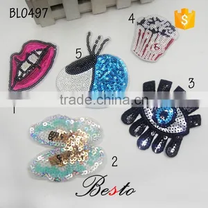 Pretty Small Size Seuin Appliques Designs for Baby Dresses thumbnail-1