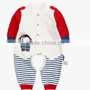 2014 Cotton Baby Romper , Baby Girl Romper , Baby Romper Wholesale With Pocket thumbnail-1