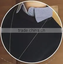 2016 New Style Autumn Shirt Korean Turn Down Collar Long Sleeve Dress Patchwork thumbnail-4