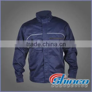 TC 65/35 Shirts Jacket Oil Water Repellent Jacket Protective Clothing Water Resistant Safety Workwear 230gsm thumbnail-1