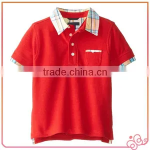 Summer Short Sleeves Plain Boy Cotton T-shirts Wholesale thumbnail-4