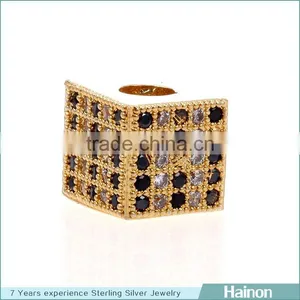 Black Stone Zircon Square Beads Hainon Factory Provide Oem thumbnail-1