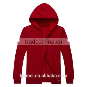 100% Cotton Wholesale New Design Popular Eco-friendly Breathable Anti-wrinkle Cotton Zipper Hoodie thumbnail-2