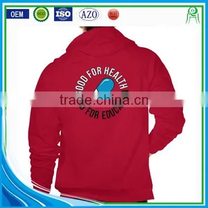 China Factory Custom Printing 100% Cotton Long Zipper Hoodie thumbnail-4