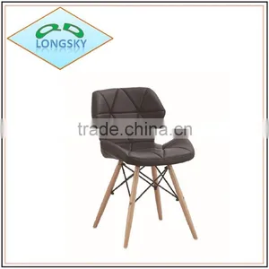 Popular Design Hot-sale Leather Chair With Wooden Legs thumbnail-3