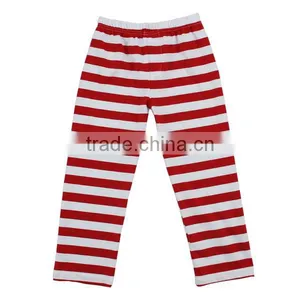 Wholesale 100% Cotton Frock Design Boy Stripe Full Length Pants Boys Fall Boutique Pants thumbnail-1