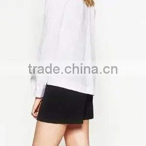 Runwaylover EY2338B Hot Sale 2017 Ladies Fashion Gilding Pure Color Blouse thumbnail-2