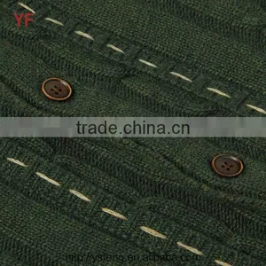 Hot Sale Buttons Fasten Long Sleeve Man Cardigan thumbnail-5