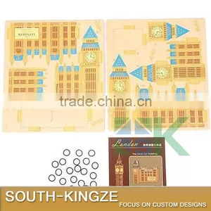 Intelligent Education Toy Europe Style Castle Hard Thick Paper Puzzle thumbnail-1
