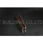 Door Sash PVC Window Profiles / Sliding Profile Brown Impact Resistance thumbnail-1