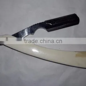 Single Blade Stainless Steel Metal Shaving Razor With Bone Handle thumbnail-1